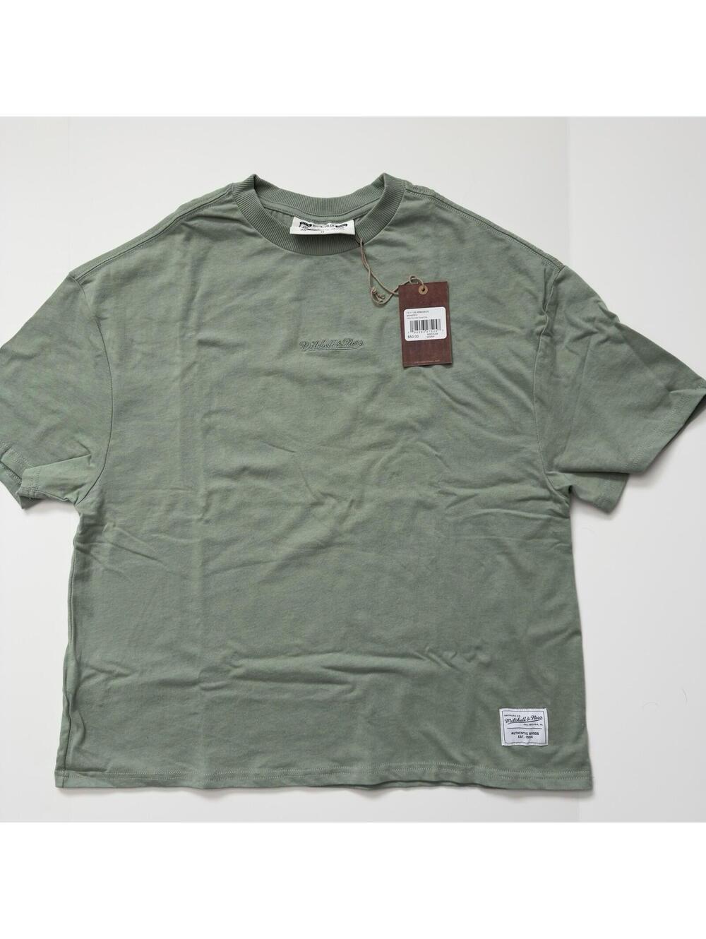 Mitchell & Ness Authentic B&N Branded Sage Green T-Shirt Men’s Medium NWT